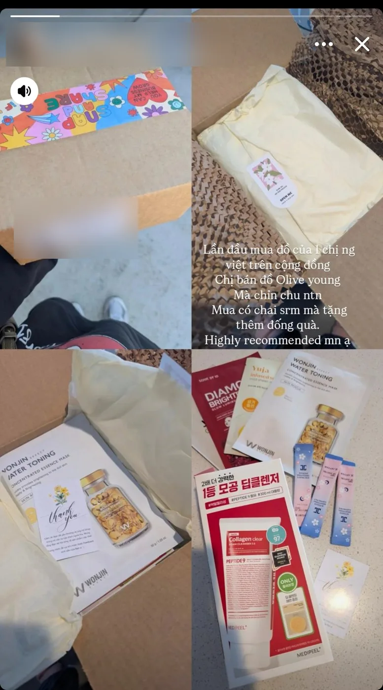 Real customer message (name hidden)